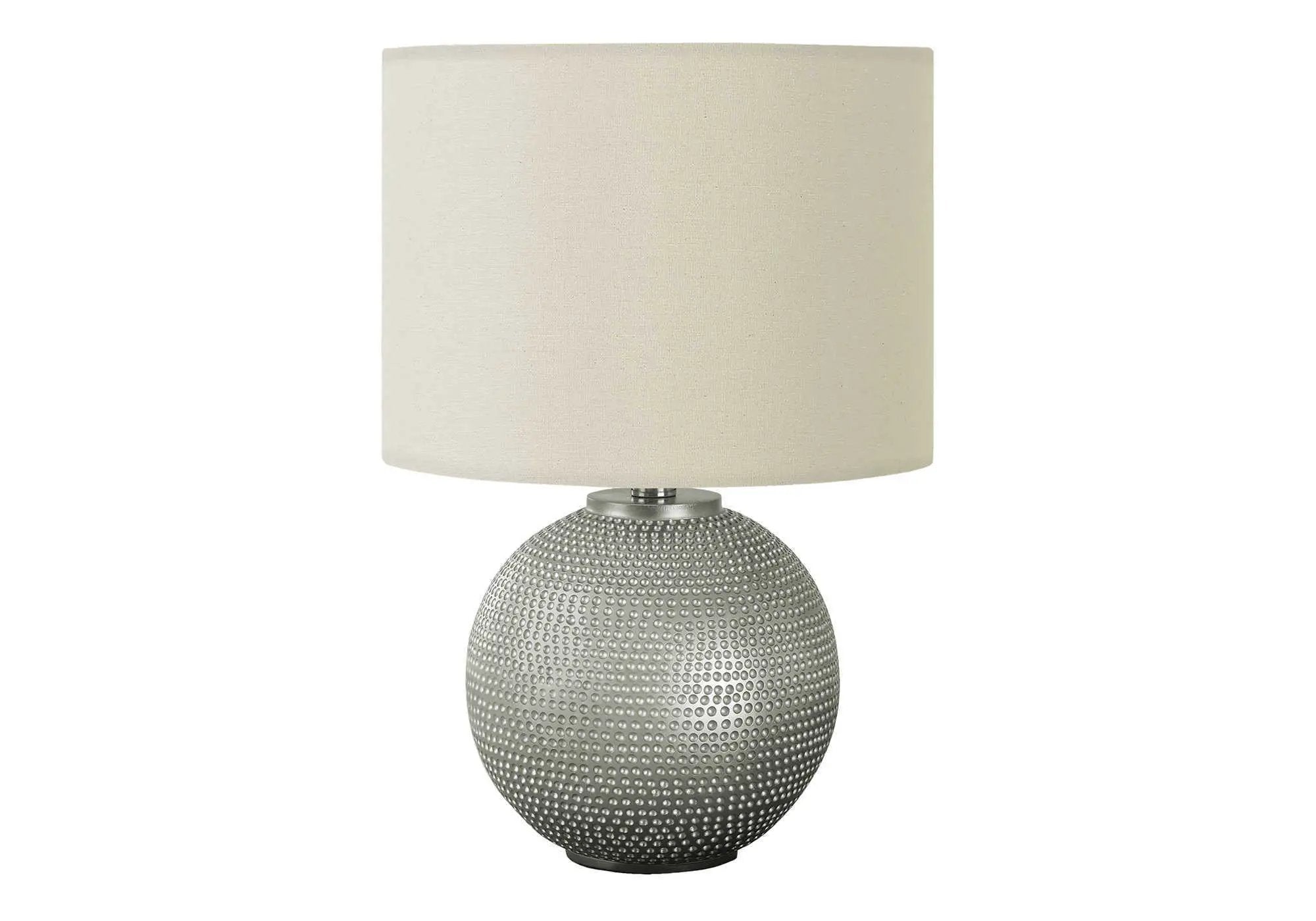 Lighting, Table Lamp, Modern - Gray / Cream by HouseOfZazla