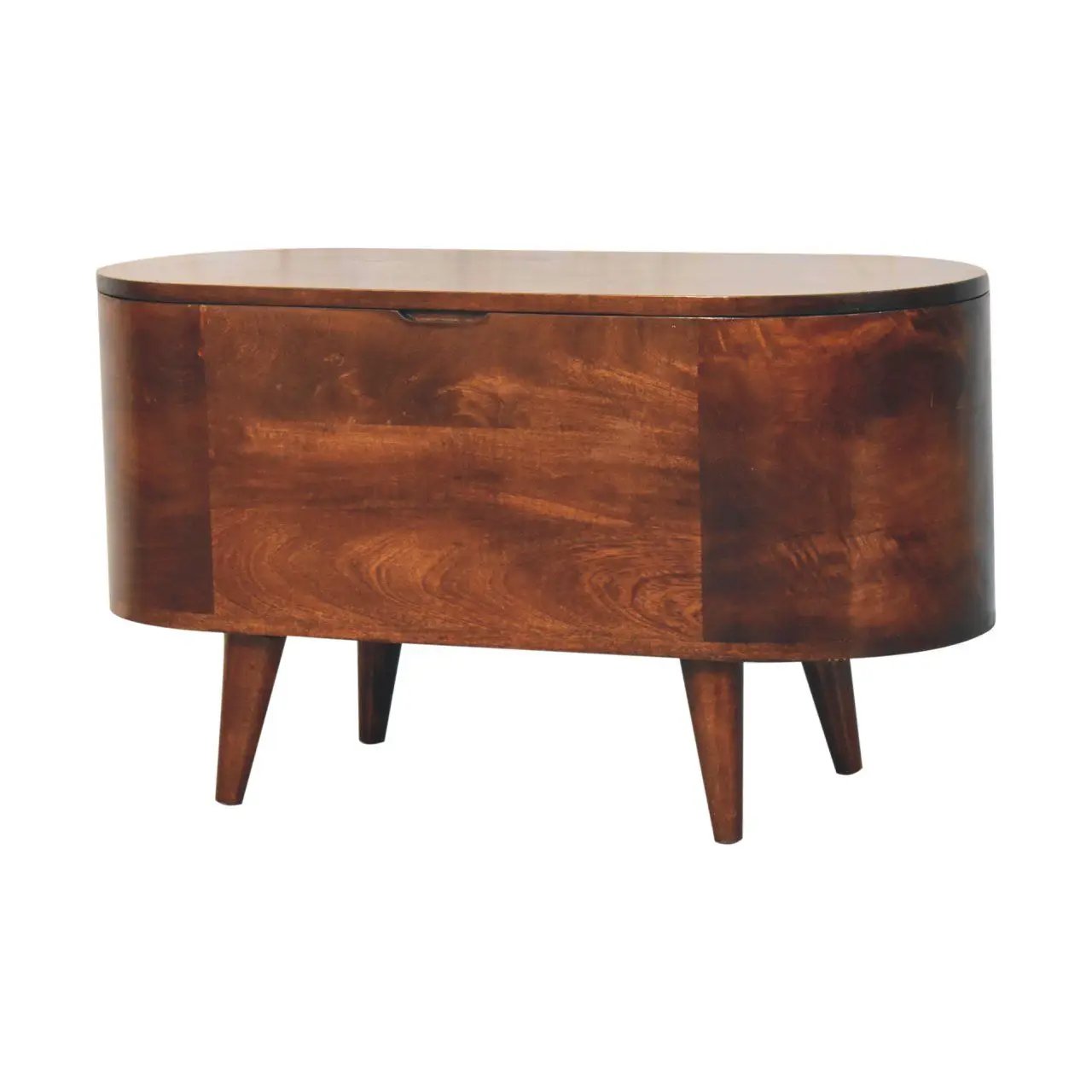 Rounded Lid Up Blanket Box by Unique Piece Furniture