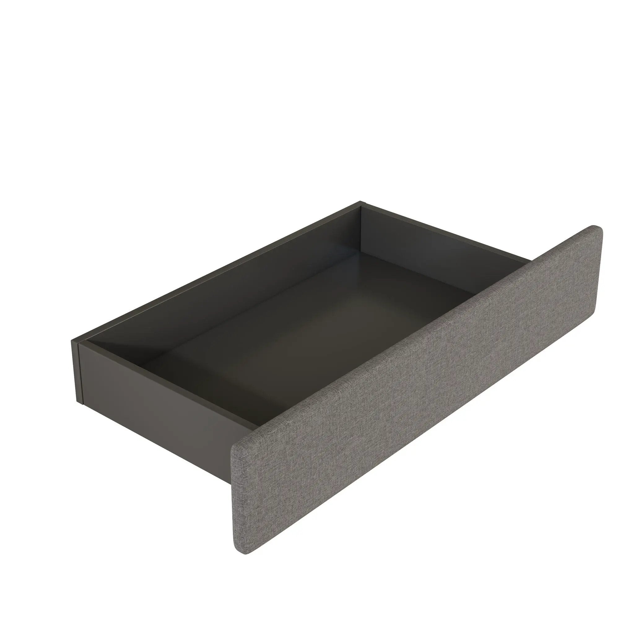 Upholstered Platform Bed With 2 Drawers And 2 Sets Of USB Ports On Each Side, Fabric by HouseOfZazla