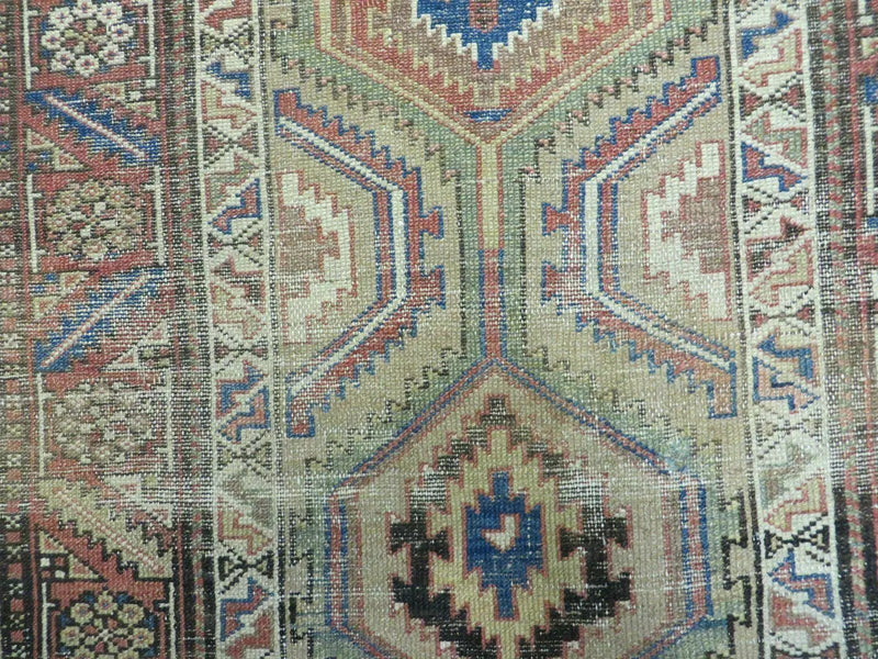 3'4" X 12' Antique Hand Made Turkish Wool Rug Runner Carpet Camel Hair Nice by Jewel Rugs