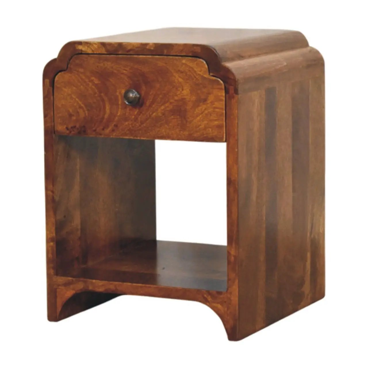 Newton - Nightstand With A Drawer And Open Shelf by Unique Piece Furniture