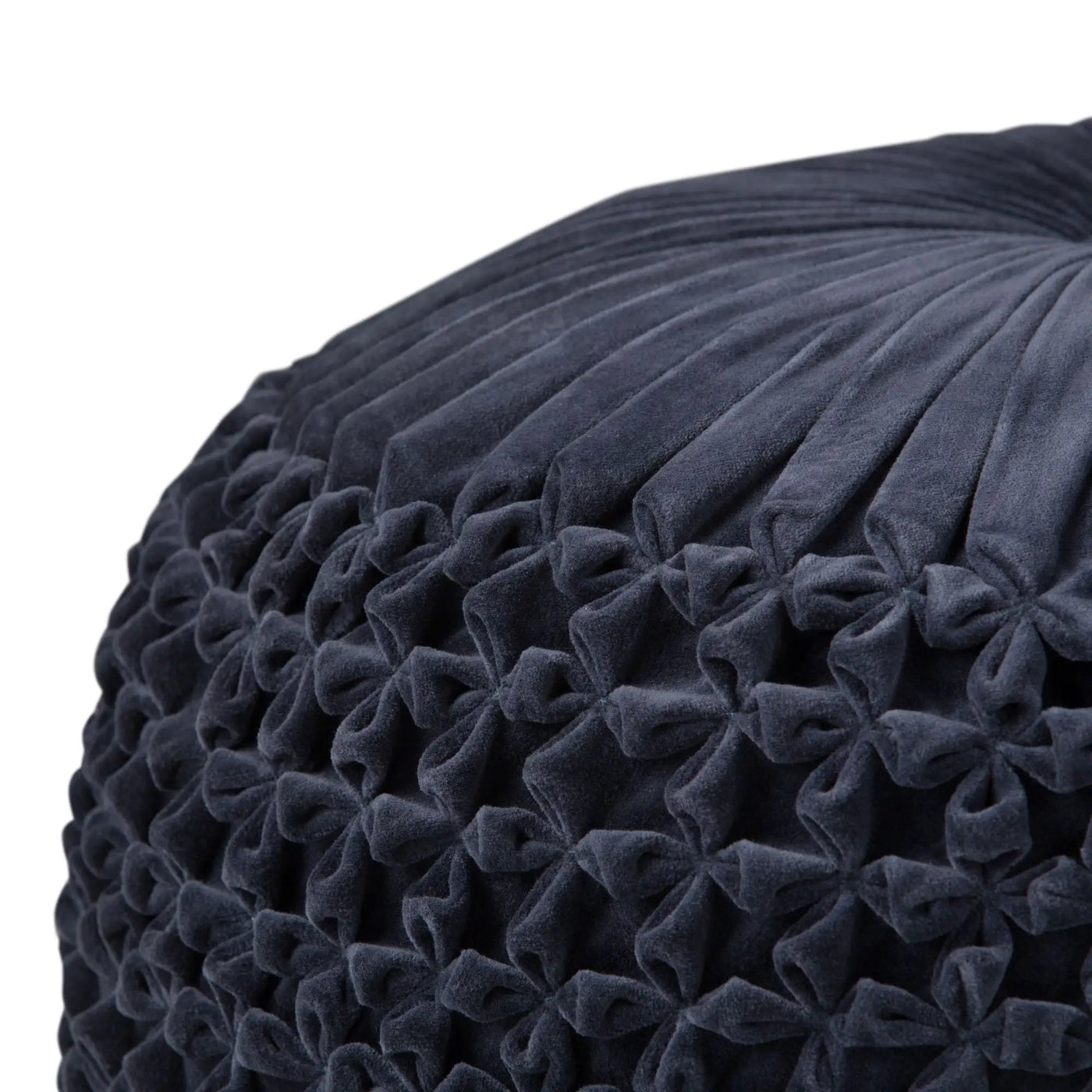 Renee - Handcrafted Round Pouf by HouseOfZazla