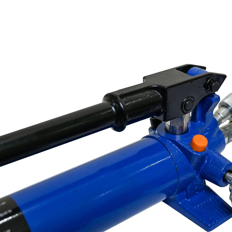 10 Ton Portable Hydraulic Equipment Kit For Metal Work - Black / Blue by HouseOfZazla