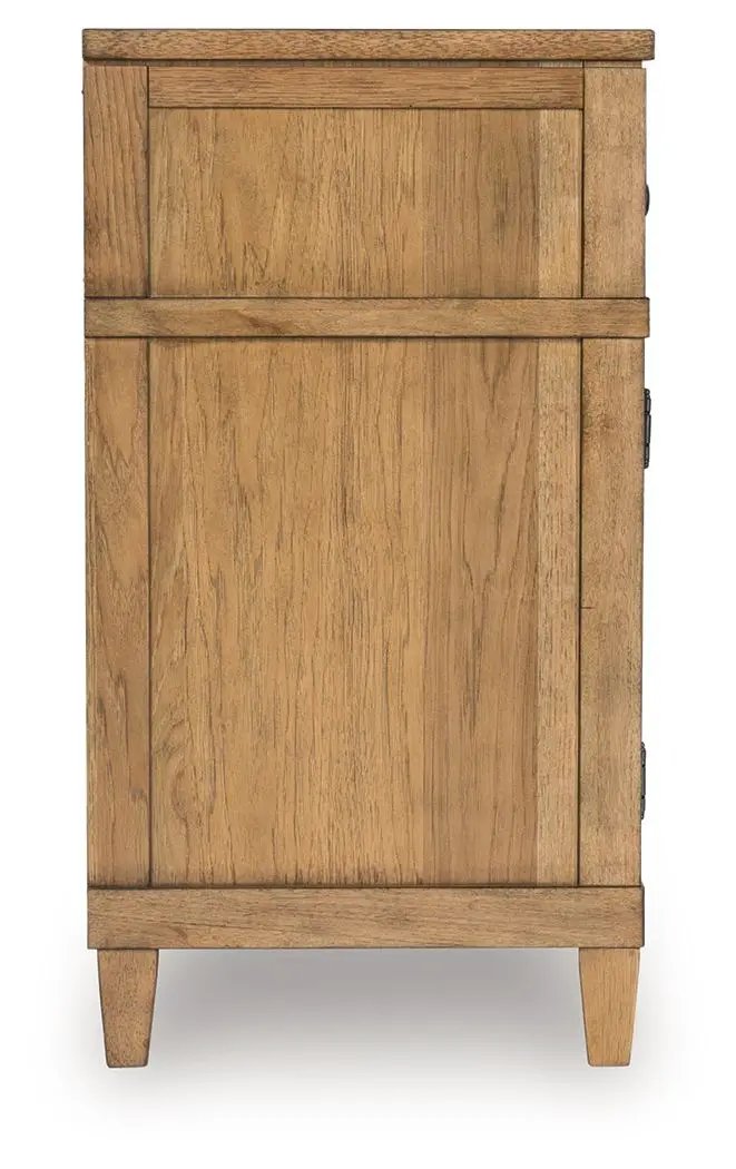 Sharlance - XL TV Stand With Fireplace Option - Light Brown by Unique Piece Furniture