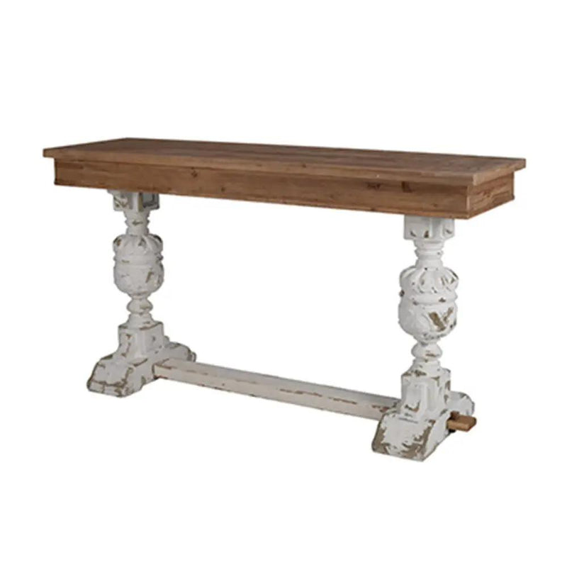 Alcott - Buffet Table - Brown / Antique White by HouseOfZazla