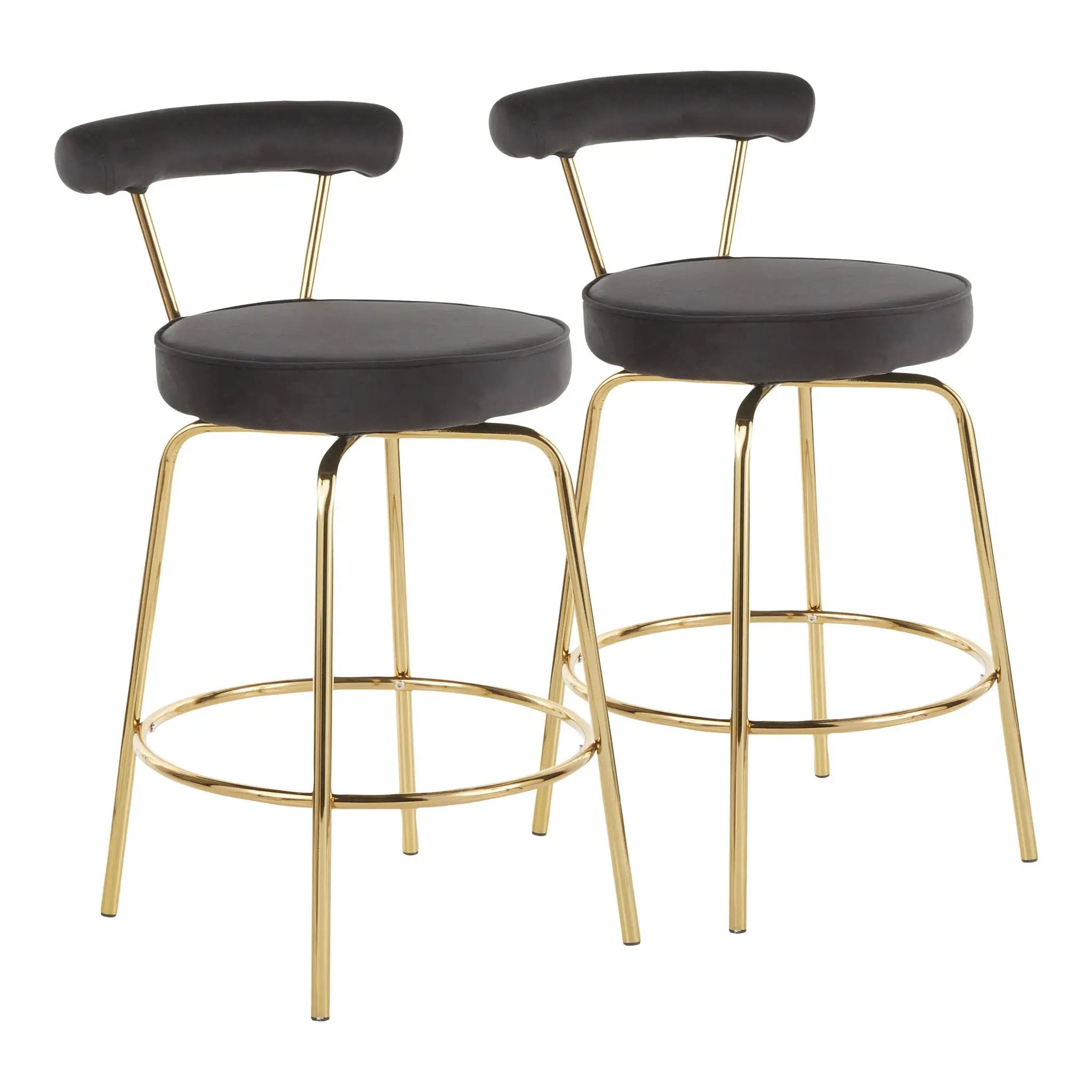 Rhonda - Glam Counter Stool (Set of 2) by HouseOfZazla