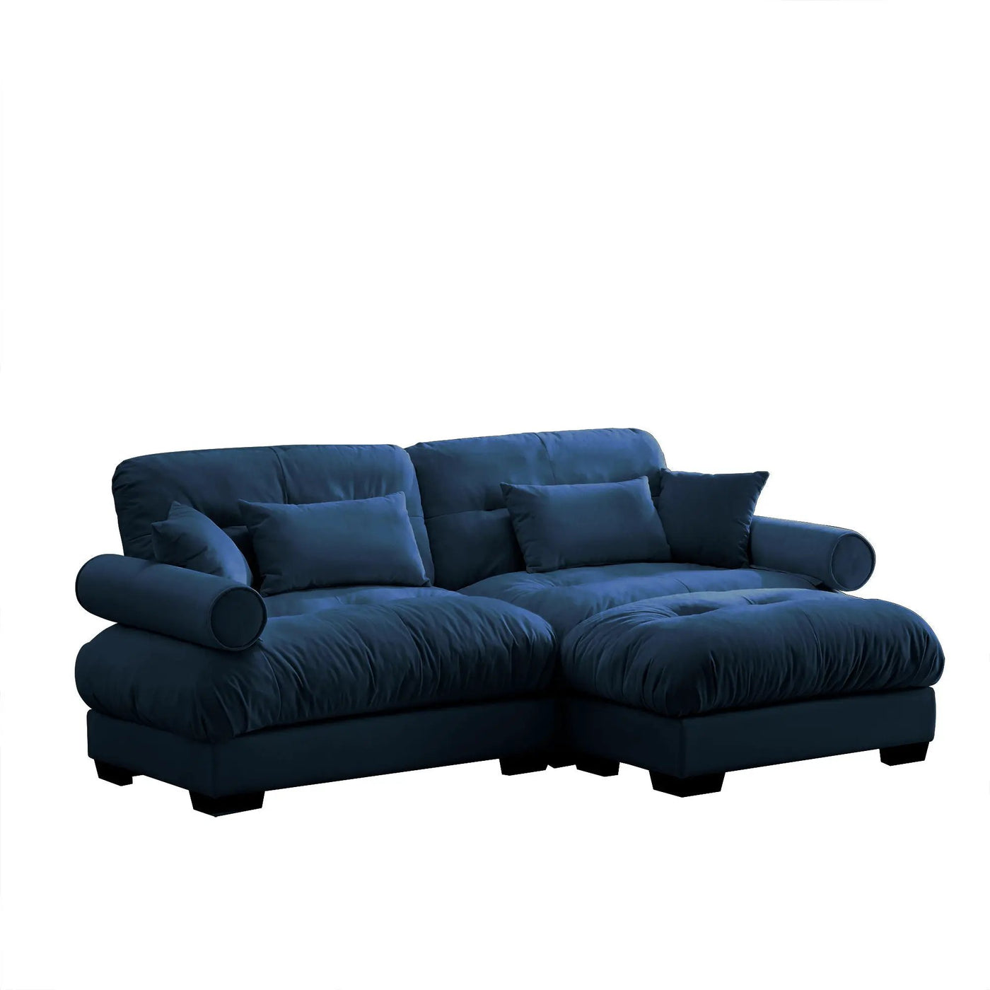Super Comfort Oversized Modular Sectional Sofa With Movable Ottoman by HouseOfZazla