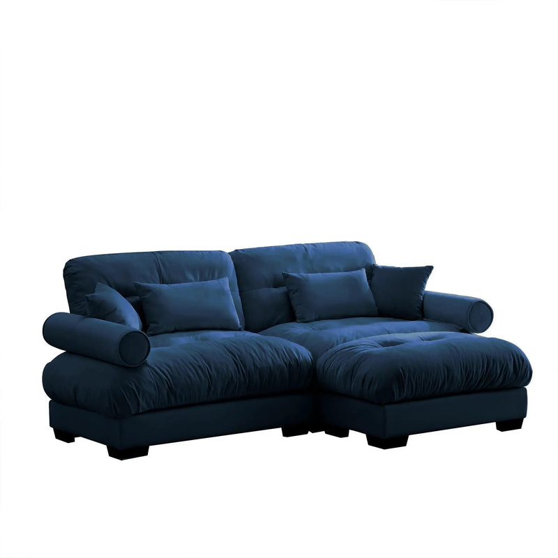 Super Comfort Oversized Modular Sectional Sofa With Movable Ottoman by Unique Piece Furniture