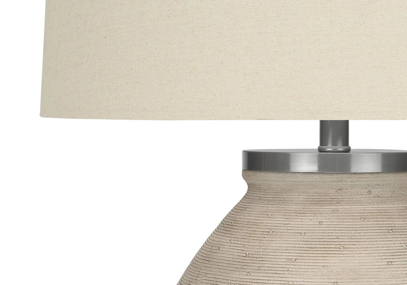 Lighting Table Lamp Concrete Resin Contemporary - Cream by HouseOfZazla