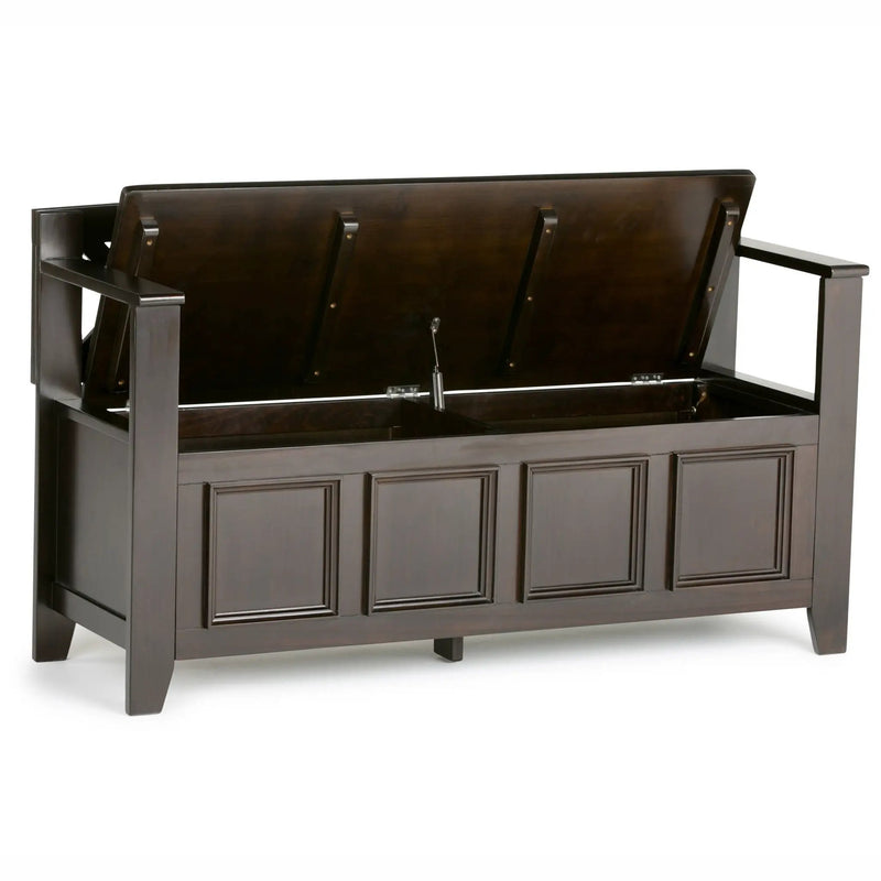 Amherst - Entryway Storage Bench - Hickory Brown by Unique Piece Furniture