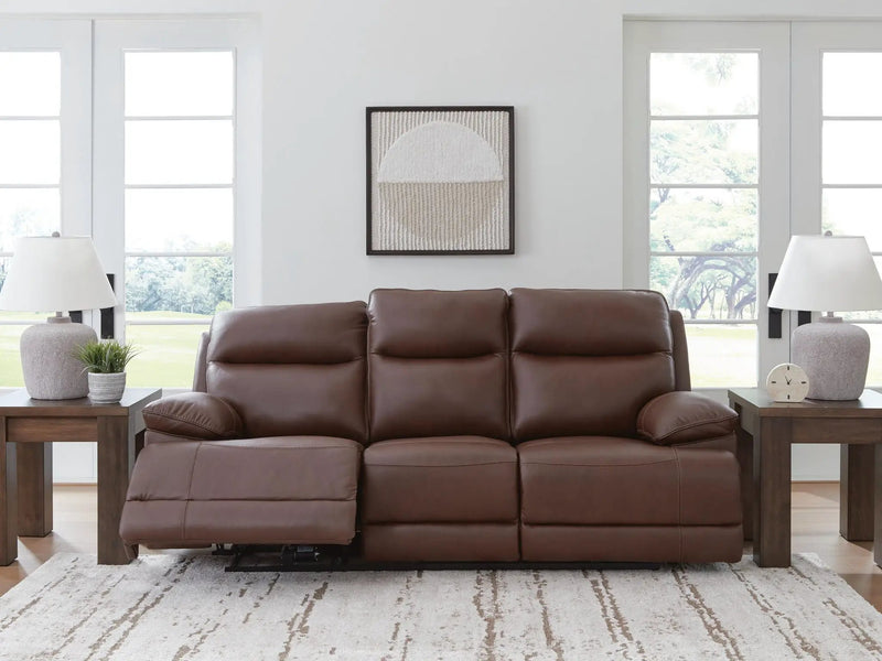 Vonryan - Power Reclining Sofa With Adj Headrest - Tobacco by Unique Piece Furniture