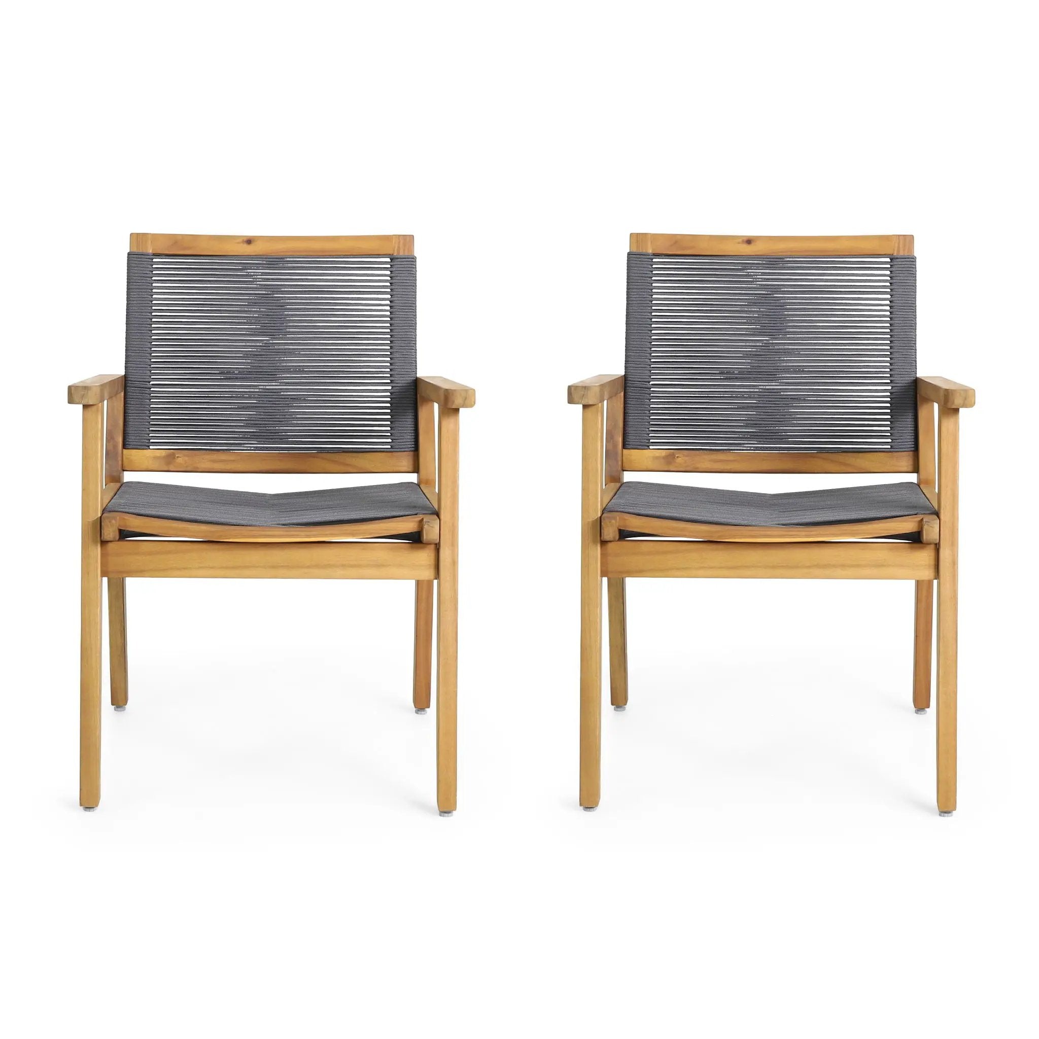 Outdoor Rope Dining Chair (Set of 2) by HouseOfZazla