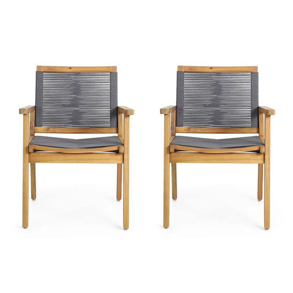 Outdoor Rope Dining Chair (Set of 2)
