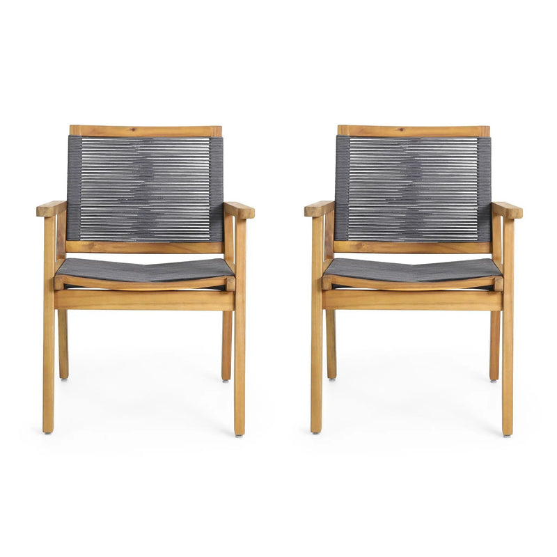 Outdoor Rope Dining Chair (Set of 2) by HouseOfZazla