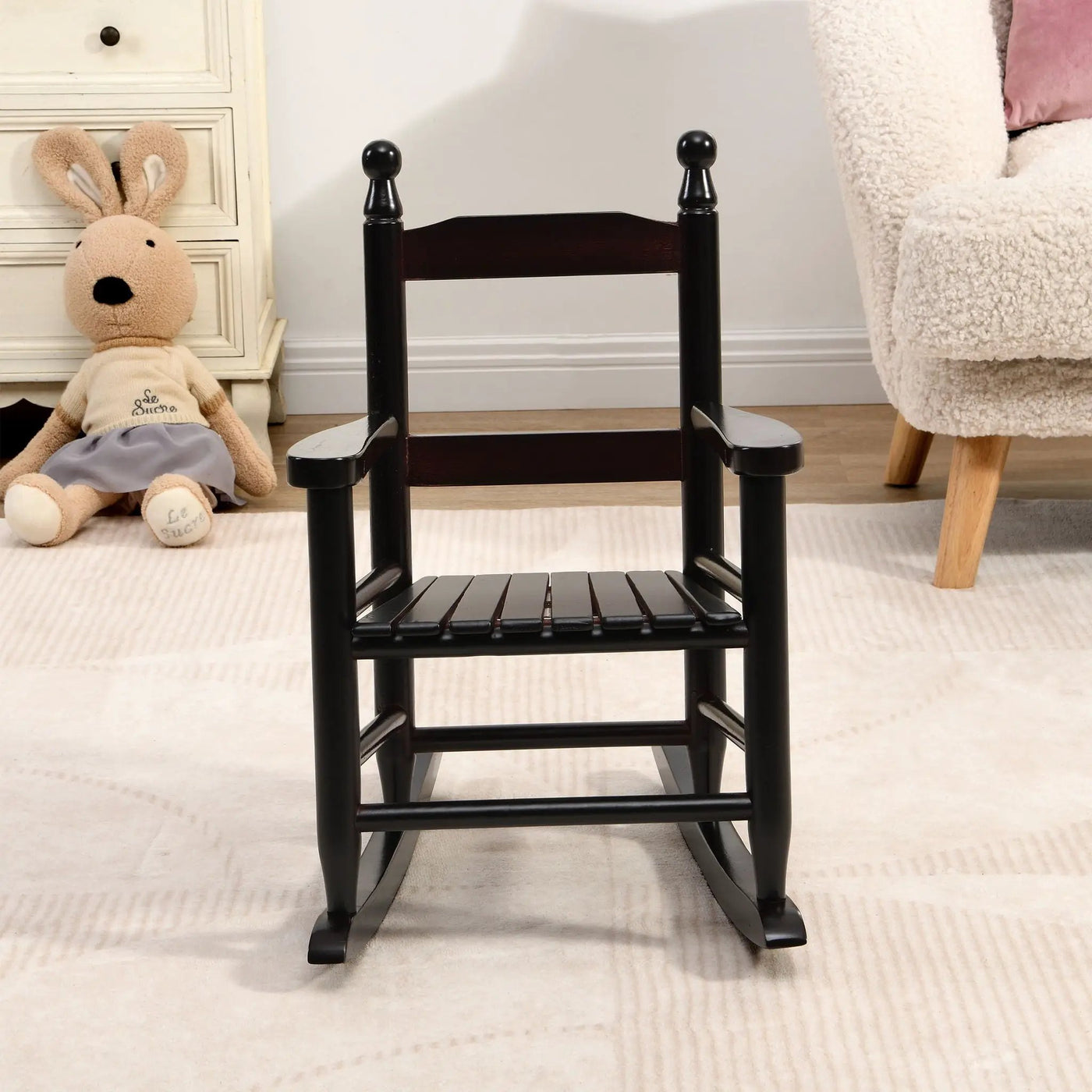 Children's Rocking Chair Indoor Or Outdoor, Suitable For Kids, Durable by HouseOfZazla