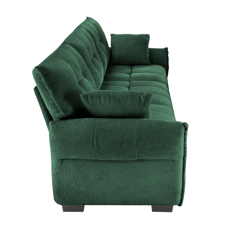 3-Seater Sofa Set with Pillows - Premium Chenille Design by HouseOfZazla