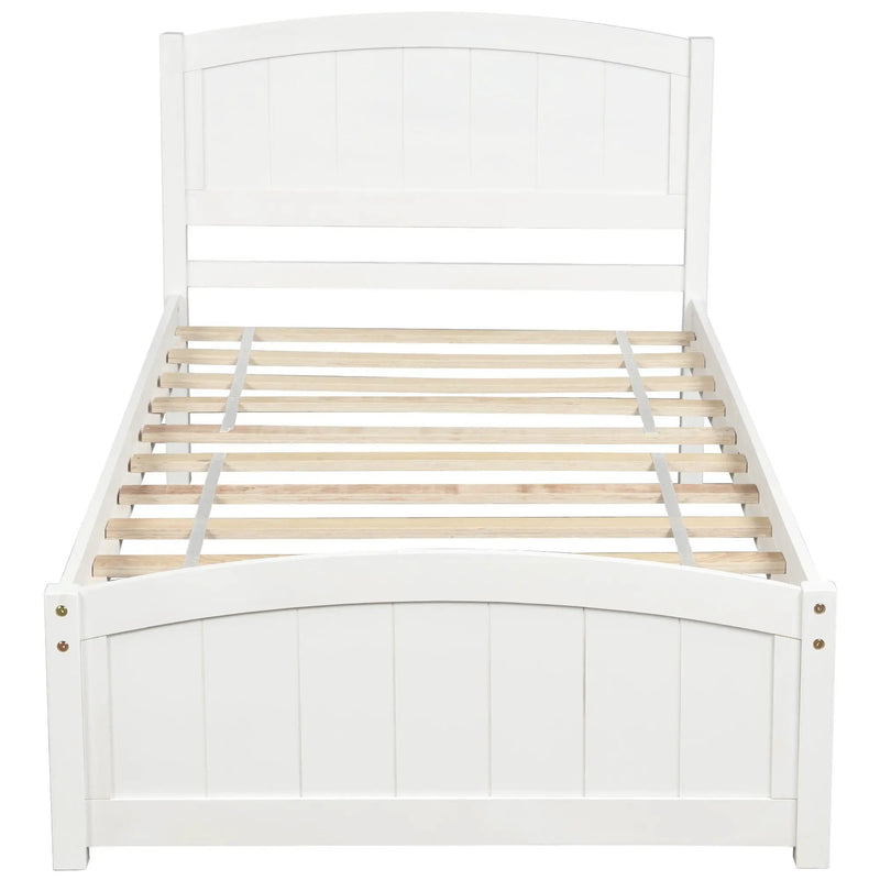 Platform Bed & Headboard, Footboard And Wood Slat Support by HouseOfZazla