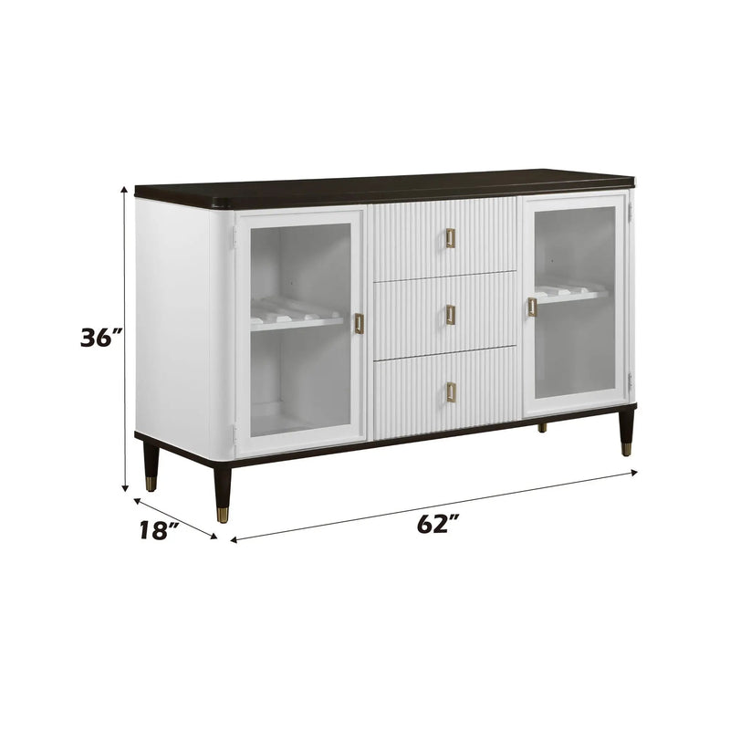 Carene Server Brown / White by HouseOfZazla