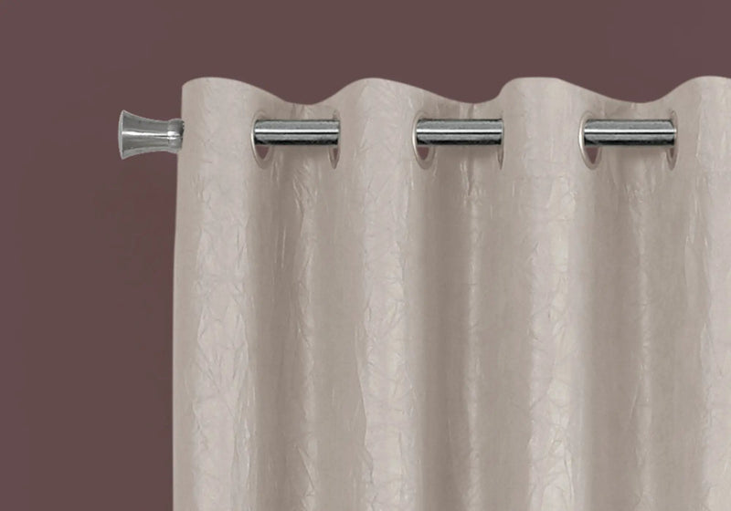 2 Pieces Set Room Darkening Curtain Panels with Grommet - Contemporary Style by HouseOfZazla