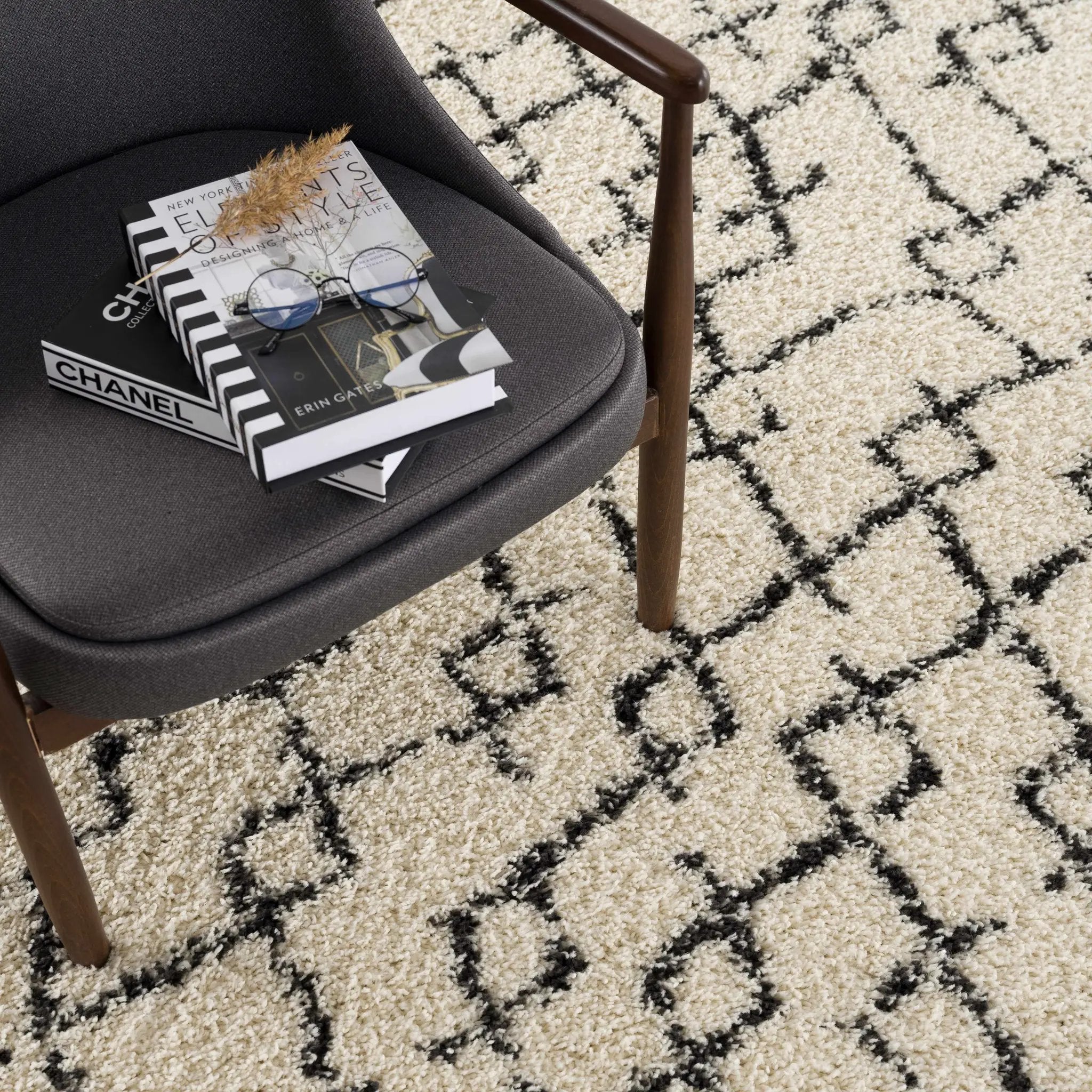 Pahala Moroccan Shag Area Rug - Clearance by Boutique Rugs