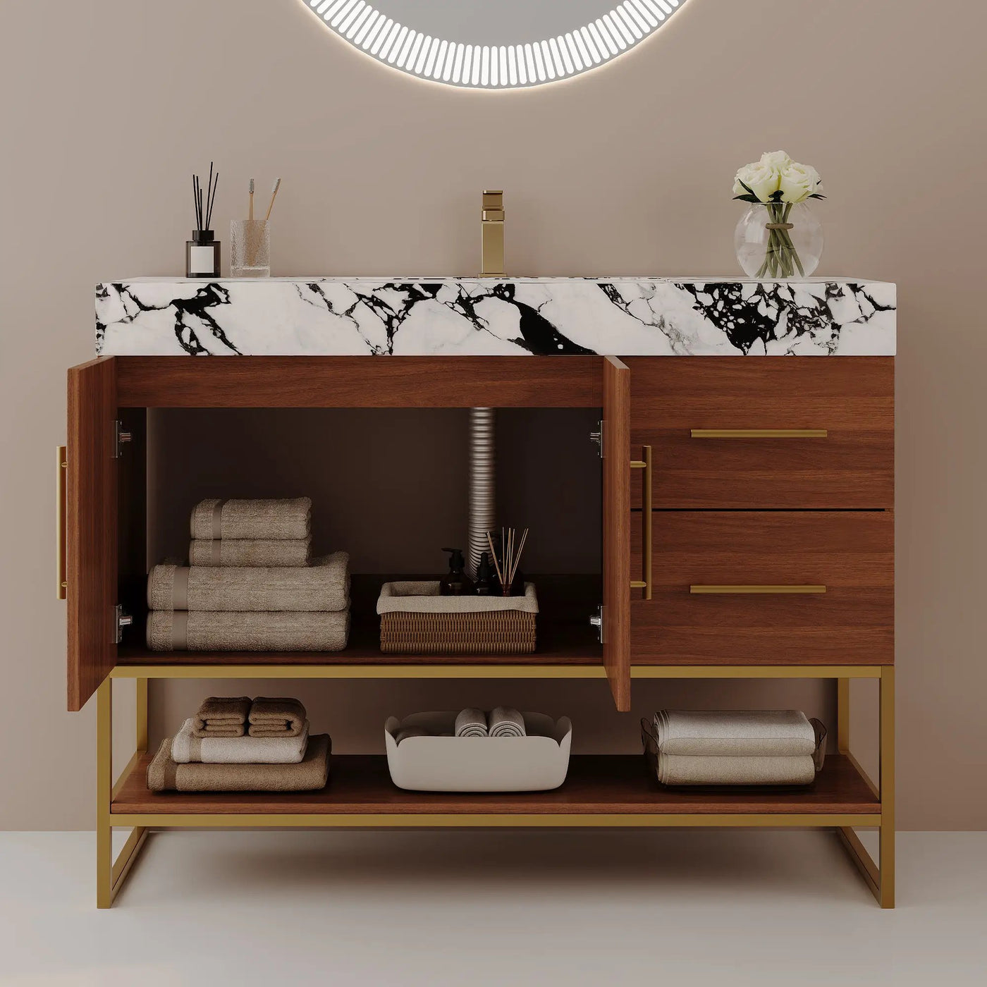 36" Modern Free-Standing Bathroom Vanity by HouseOfZazla