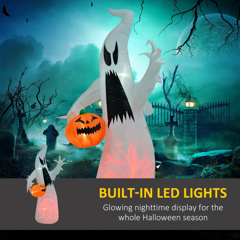 5.9' Towering LED-Lit Inflatable Ghost by HouseOfZazla