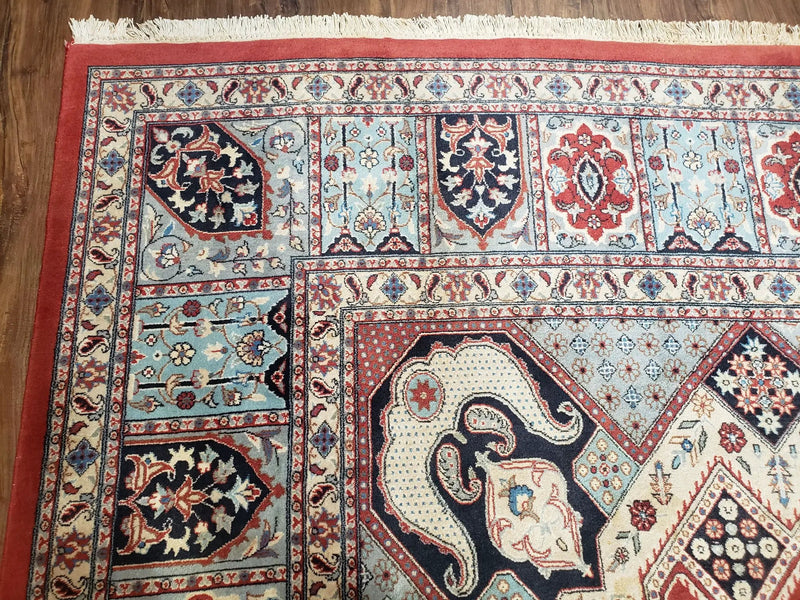 8 x11 Top Quality Veg Dye Turkish Carpet Decorative Handmade Geometric Area Rug by Jewel Rugs