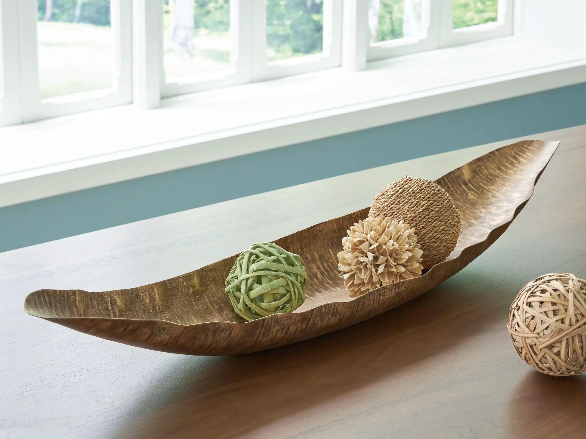 Wystenburg - Tray - Antique Gold Finish by Unique Piece Furniture