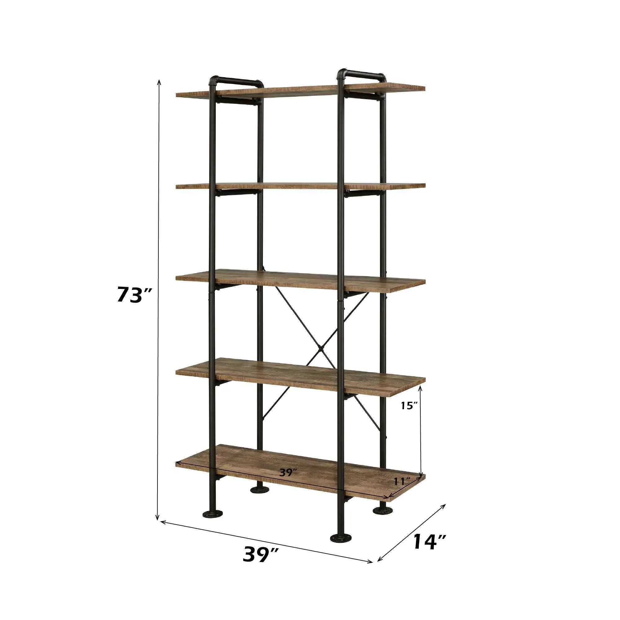 Nefo - Bookshelf - Oak by Unique Piece Furniture