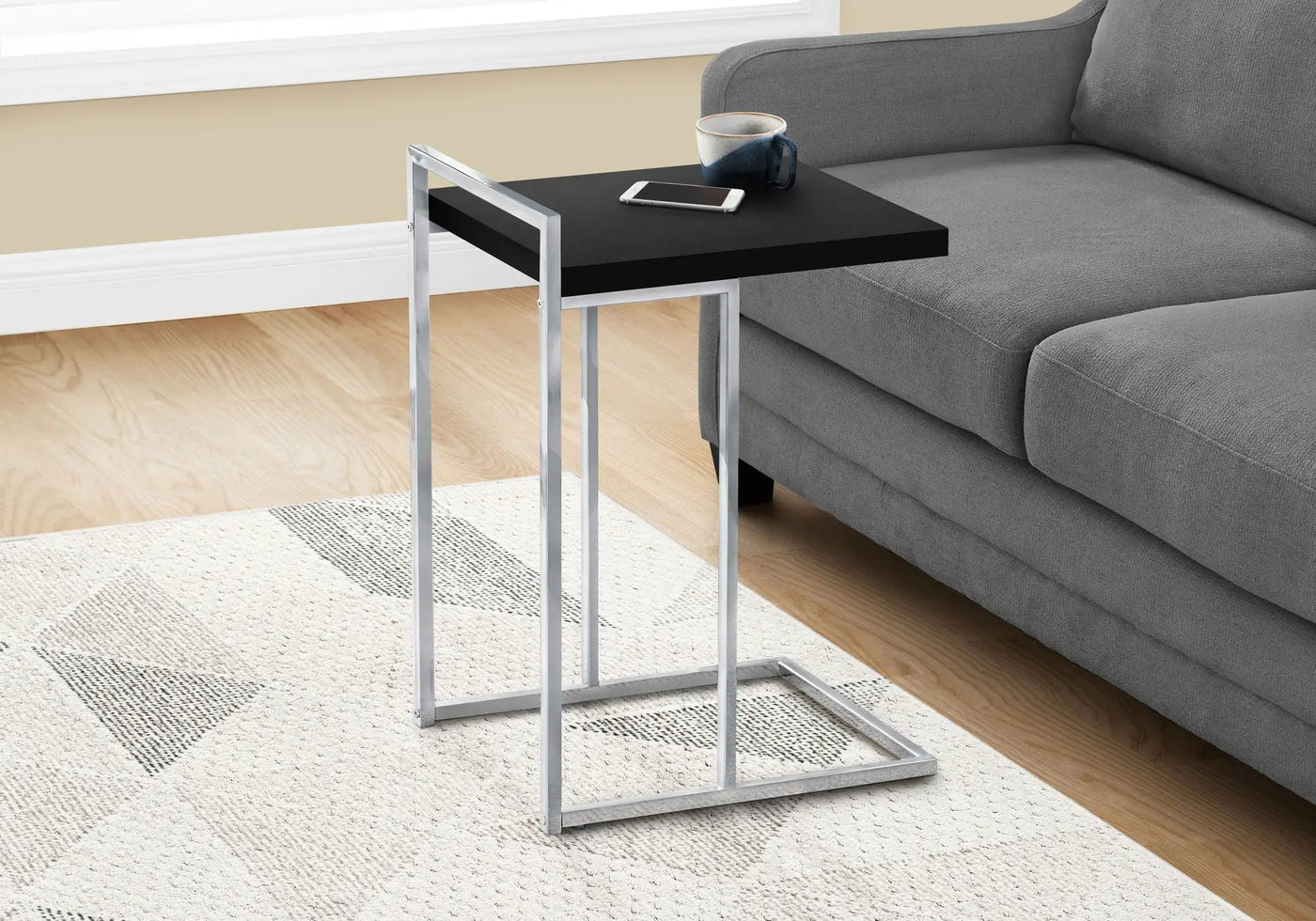 Accent Table, C - Shaped, Contemporary & Modern by Unique Piece Furniture
