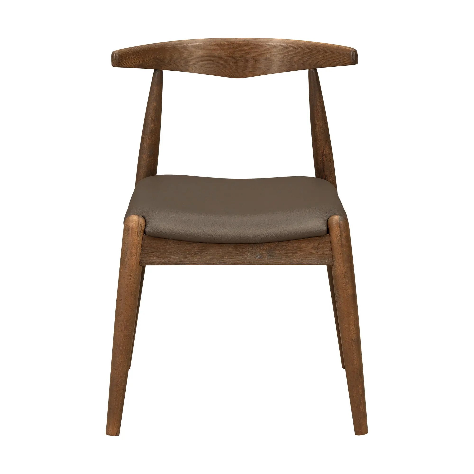 5 Piece Dining Set With 1 Table And 4 Upholstered Chairs - Brown / Walnut by HouseOfZazla