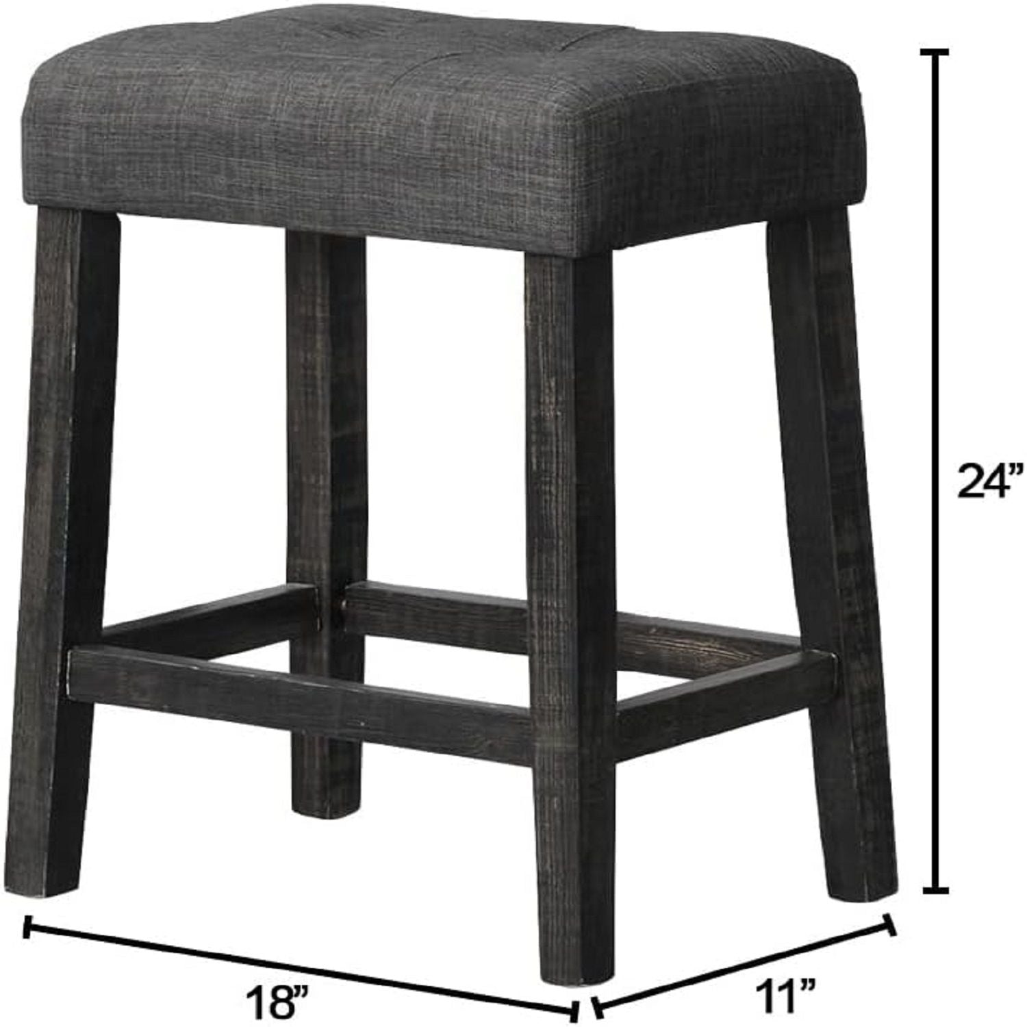 Transitional Backless Counter Stool (Set of 2) by Unique Piece Furniture