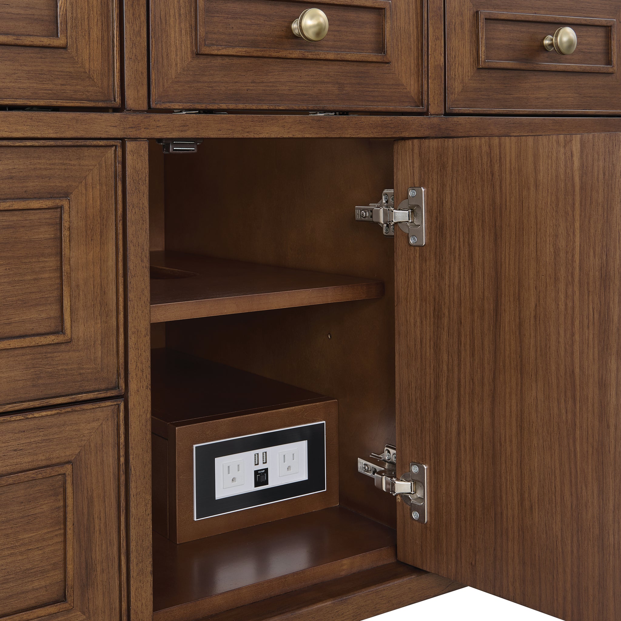 James Martin Lorelai 48" Single Bathroom Vanity, Mid-Century Walnut, view 24