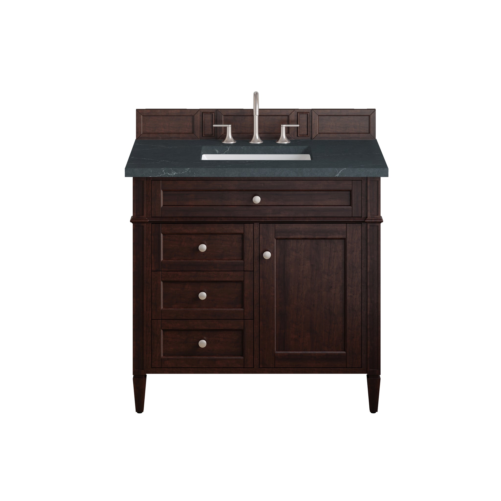 James Martin Brittany 36" Single Bathroom Vanity, Burnished Mahogany, view 26