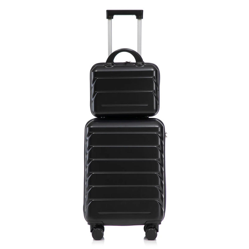 14'/20' 2-Piece ABS Spinner Wheel Luggage Set with Combination Lock by HouseOfZazla