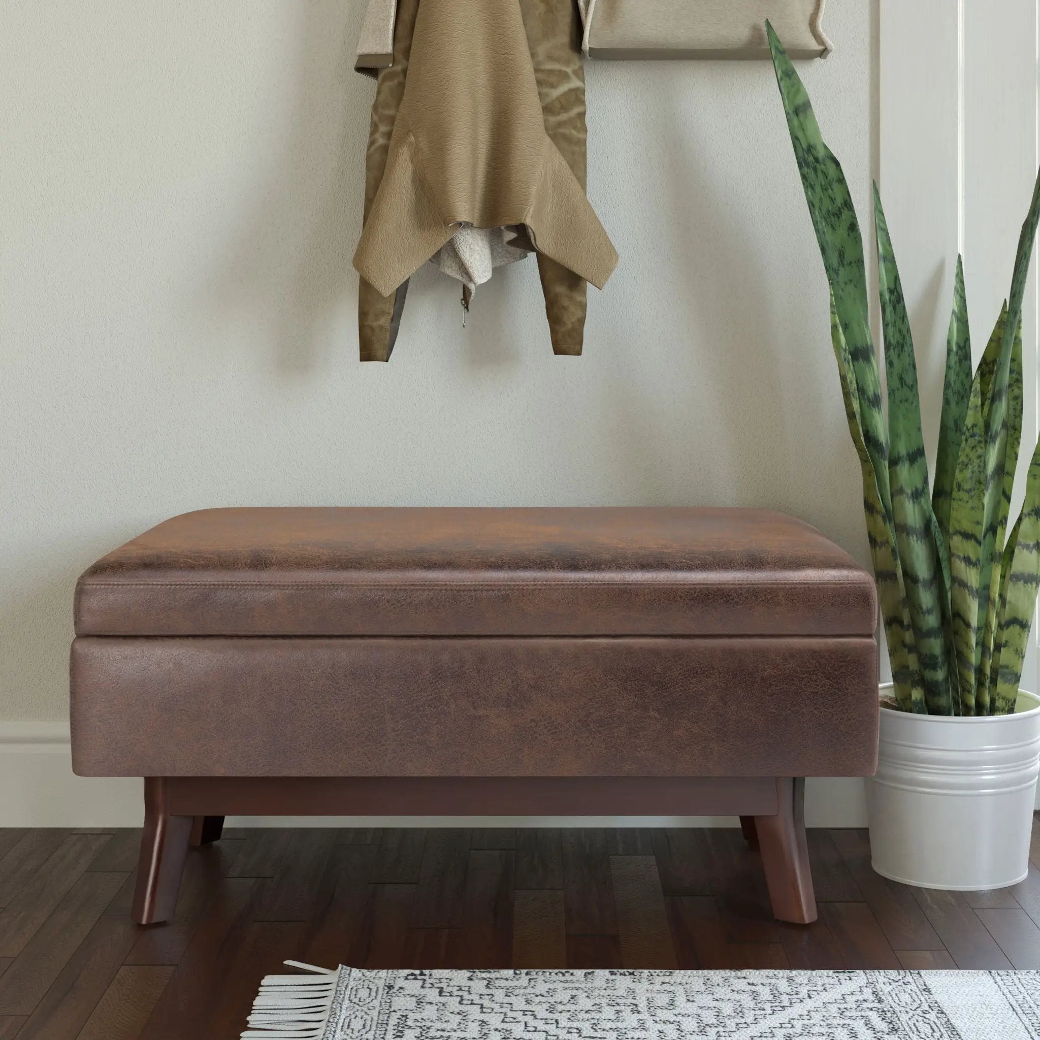 Owen - Upholstered Rectangular Storage Ottoman by Unique Piece Furniture