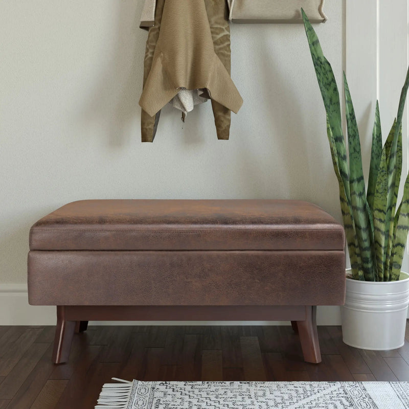 Owen - Upholstered Rectangular Storage Ottoman by HouseOfZazla