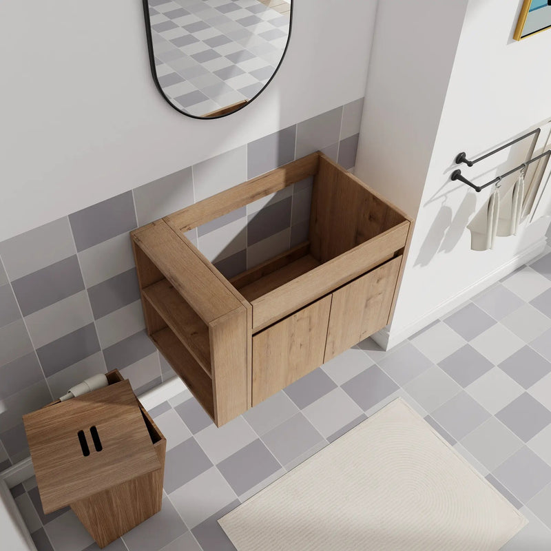 30 Inch Bathroom Vanity With Open Shelf by HouseOfZazla