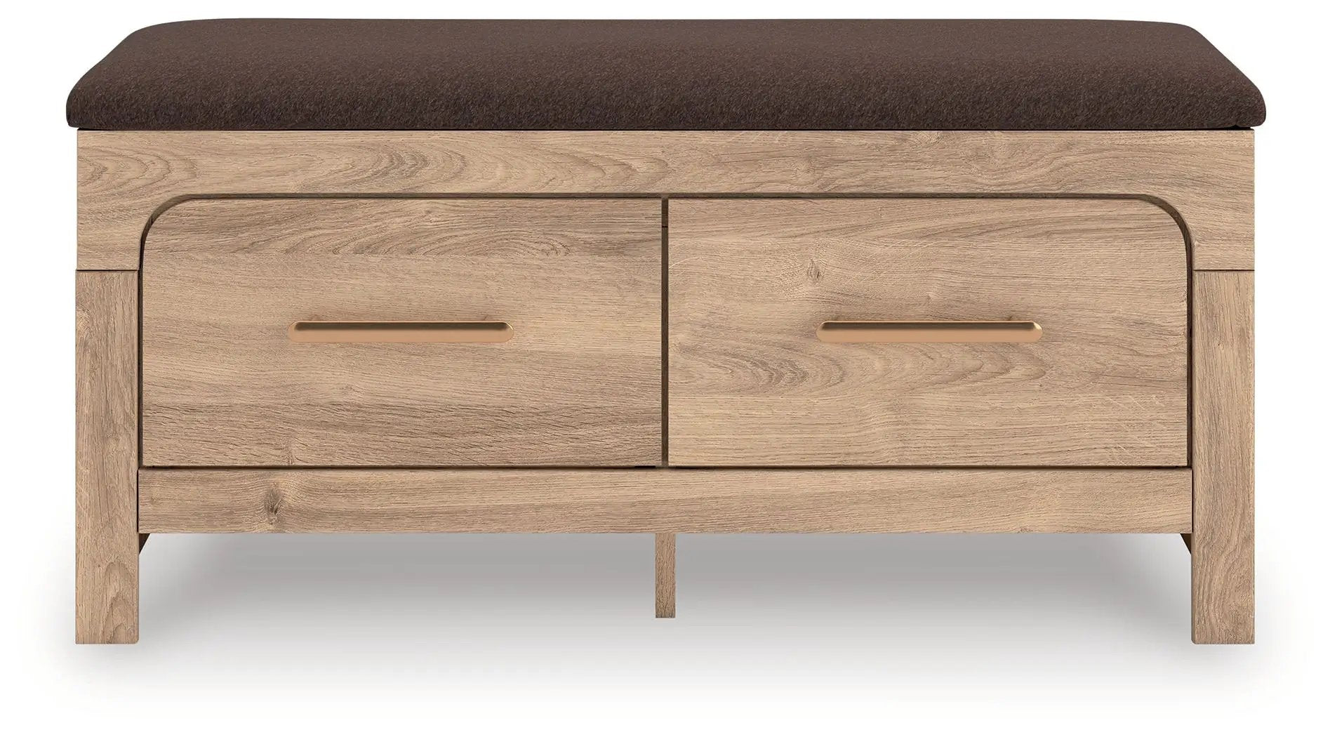 Kinlanni - Bedroom Upholstered Storage Bench - Tan / Brown by Unique Piece Furniture