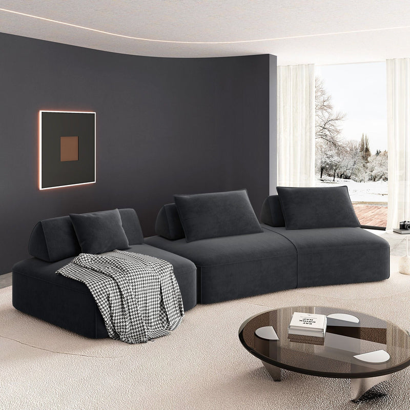 Modern Luxury Oversized Modular Sectional Sofa Set by HouseOfZazla