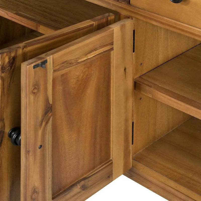 Farmhouse Cabinet Natural Wood by HouseOfZazla