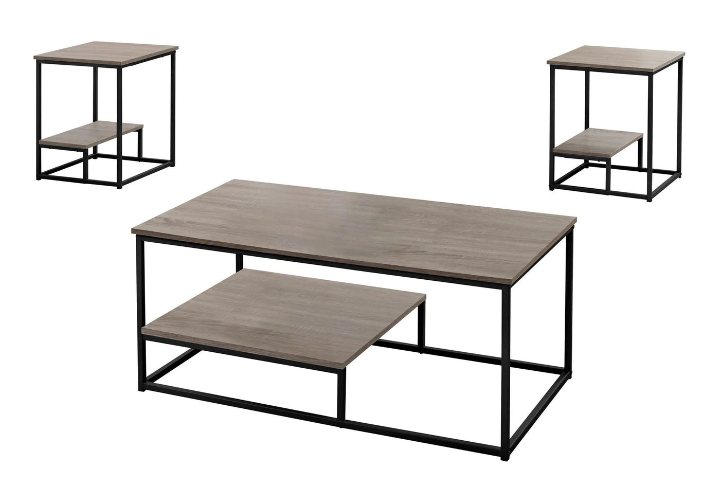 Contemporary 3-Piece Living Room Table Set by HouseOfZazla