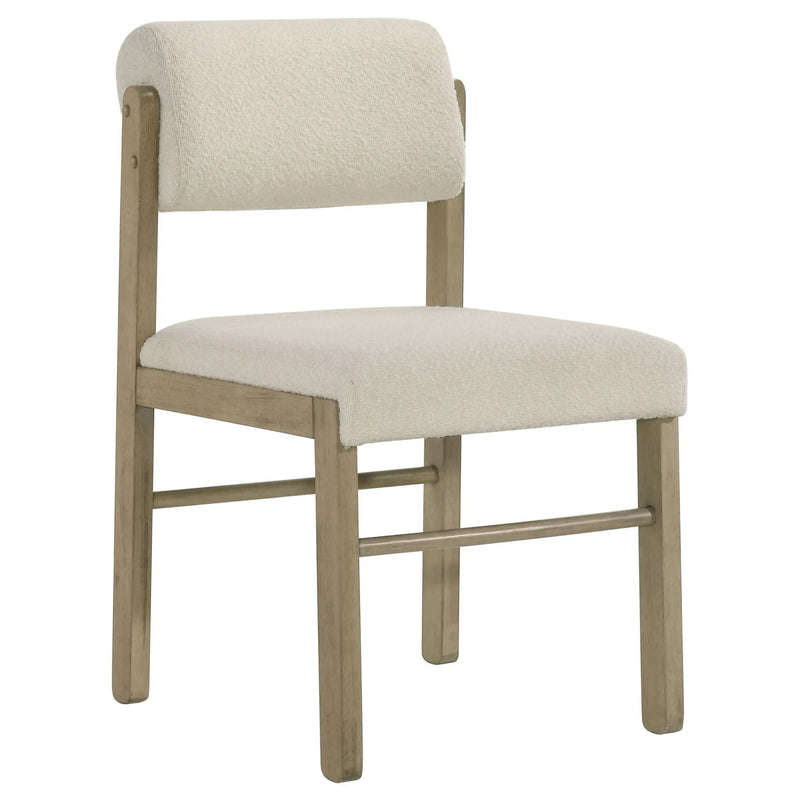 Decker 7-piece 82-inch Rectangular Dining Set Cream and Natural Oak by Unique Piece Furniture