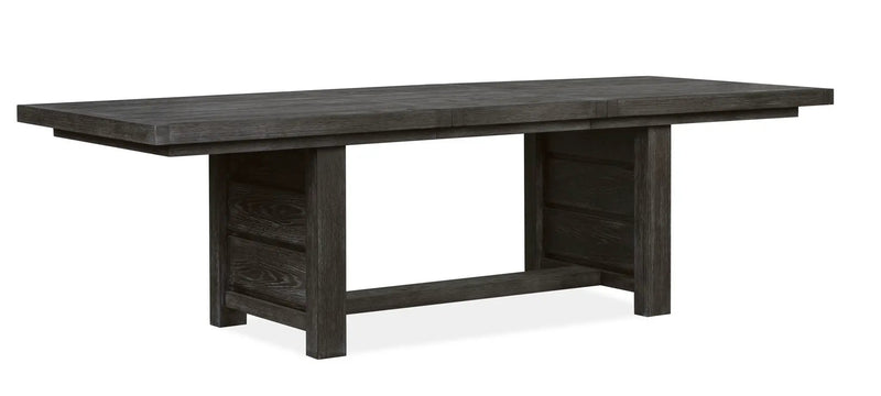 Plum Creek - Extendable Trestle Dining Table by Unique Piece Furniture