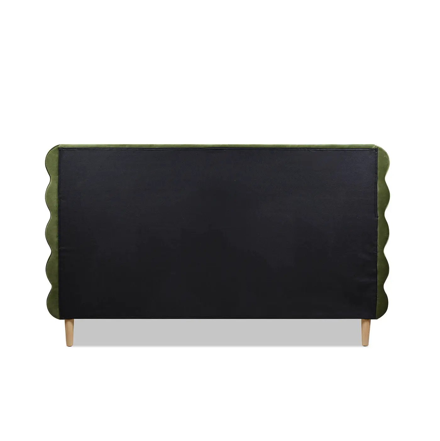 Stockholm - Modern Wavy Headboard Platform Bed by HouseOfZazla