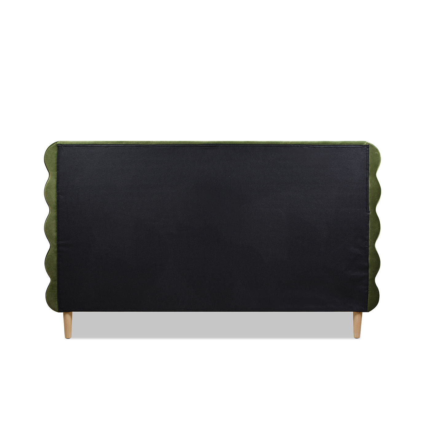 Stockholm - Modern Wavy Headboard Platform Bed by HouseOfZazla