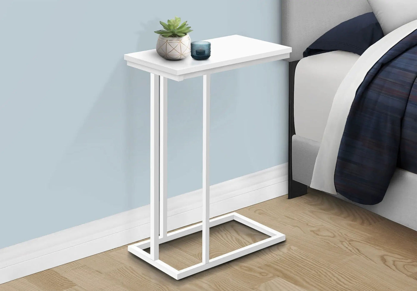 Accent Table Versatile Use, C-Shaped, Contemporary & Modern by HouseOfZazla
