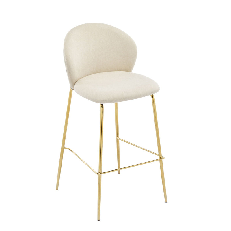 Kira - Upholstered Bar Stool (Set of 2) by HouseOfZazla