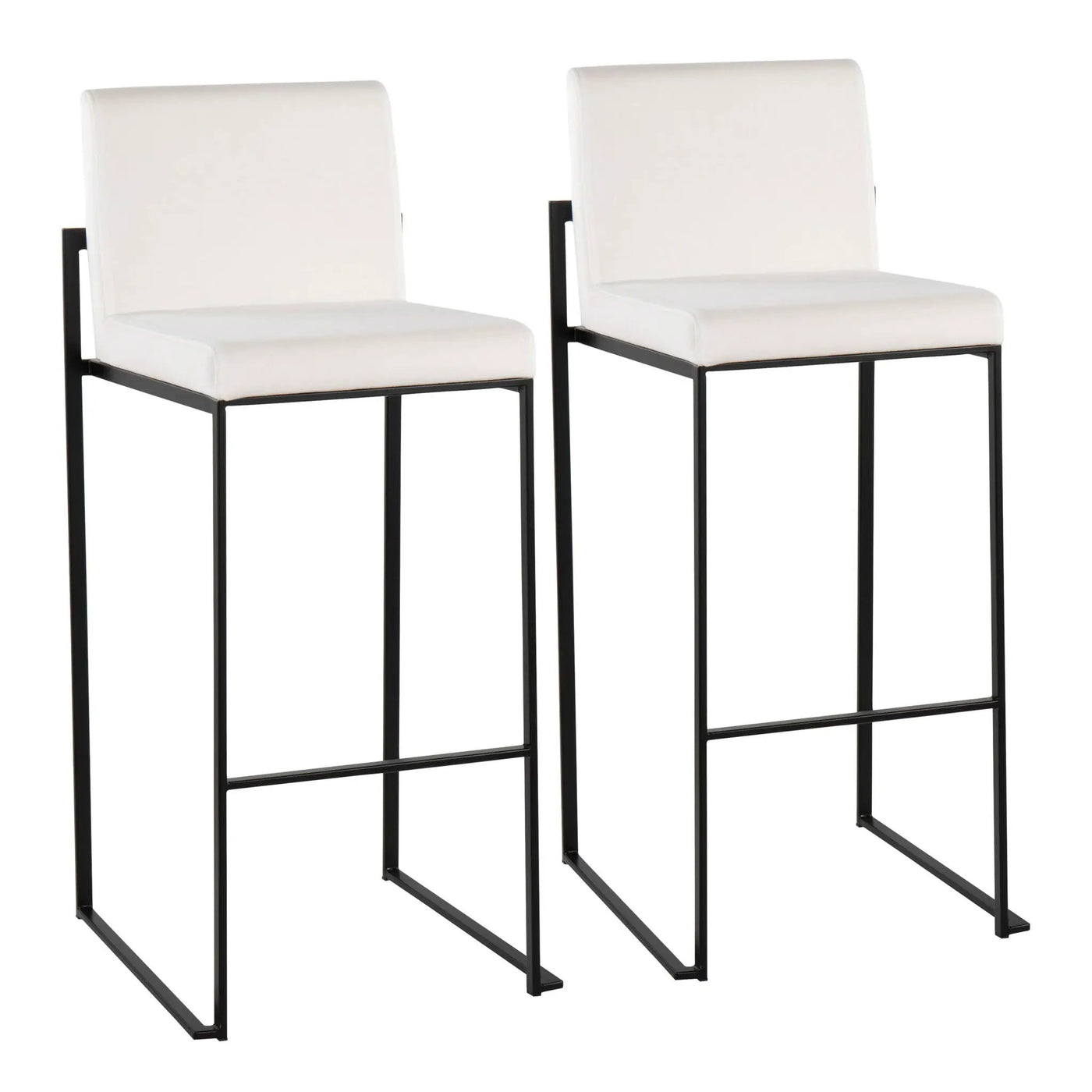 Fuji - Contemporary High Back Barstool Elegant Design by HouseOfZazla