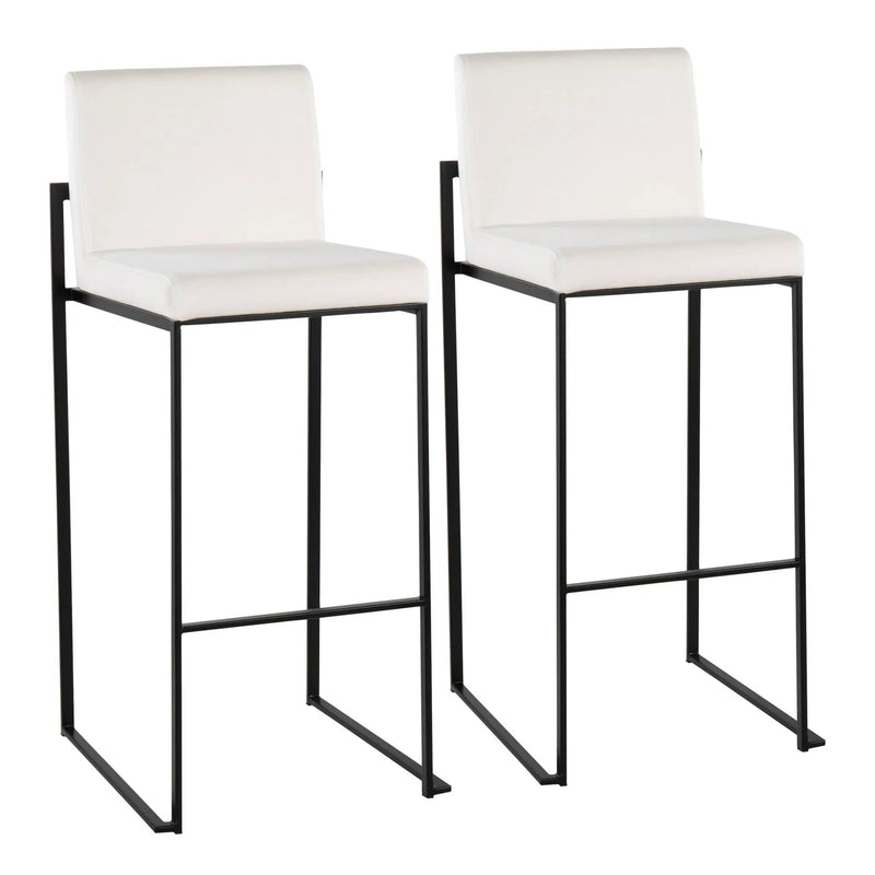 Fuji - Contemporary High Back Barstool Elegant Design by Unique Piece Furniture